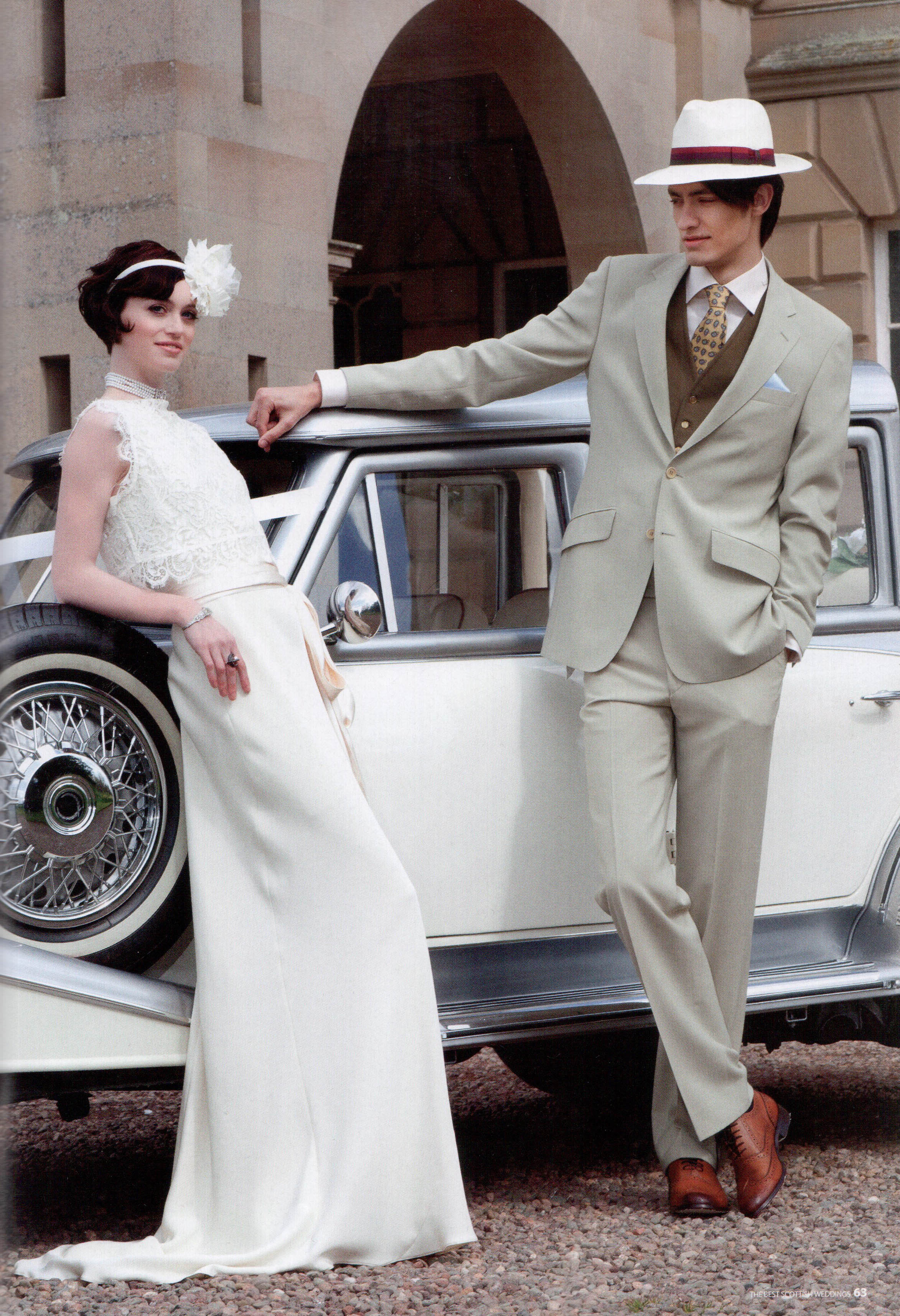 Great Gatsby! Arabella Bridal features in the Best Scottish Wedding Magazine
